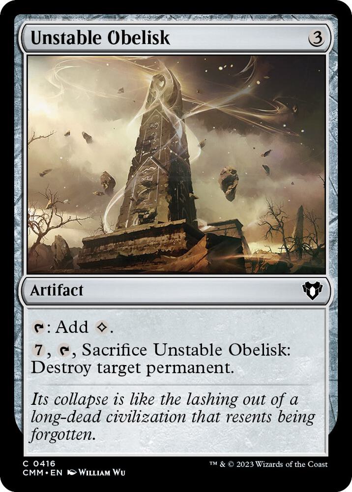 Unstable Obelisk (416) [Commander Masters]