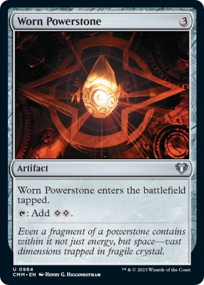 Worn Powerstone (984) [Commander Masters]