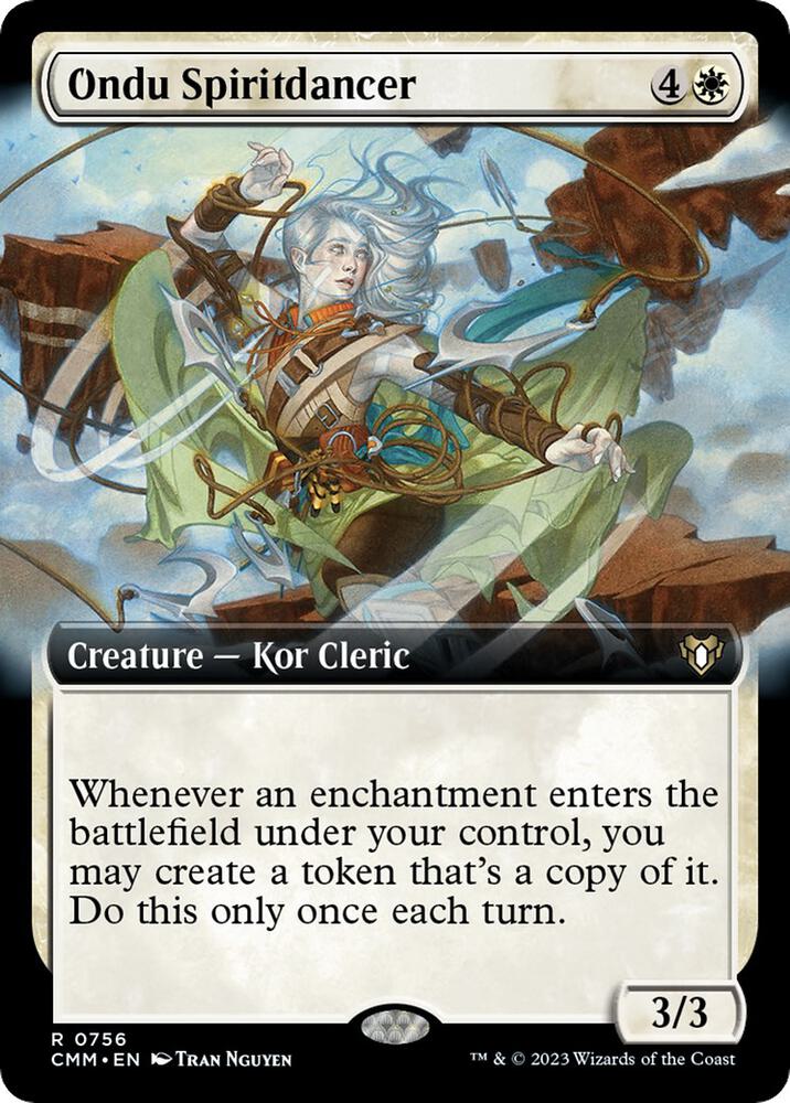 Ondu Spiritdancer (Extended Art) (756) [Commander Masters] [Extended Art]