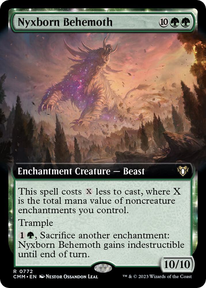 Nyxborn Behemoth (Extended Art) (772) [Commander Masters] [Extended Art]