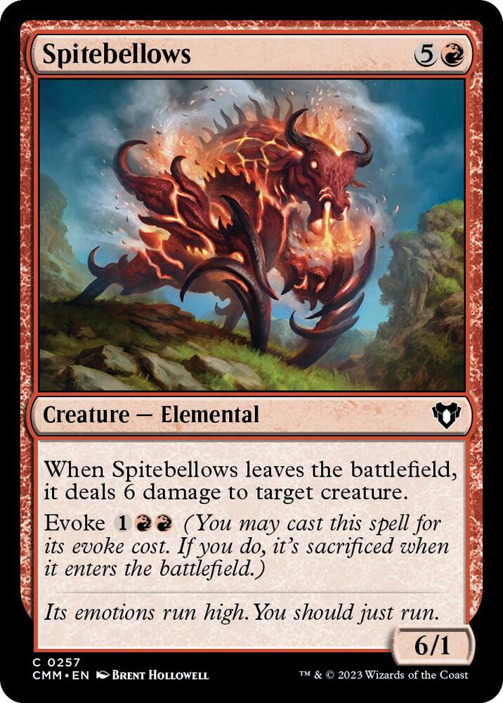 Spitebellows (257) [Commander Masters]
