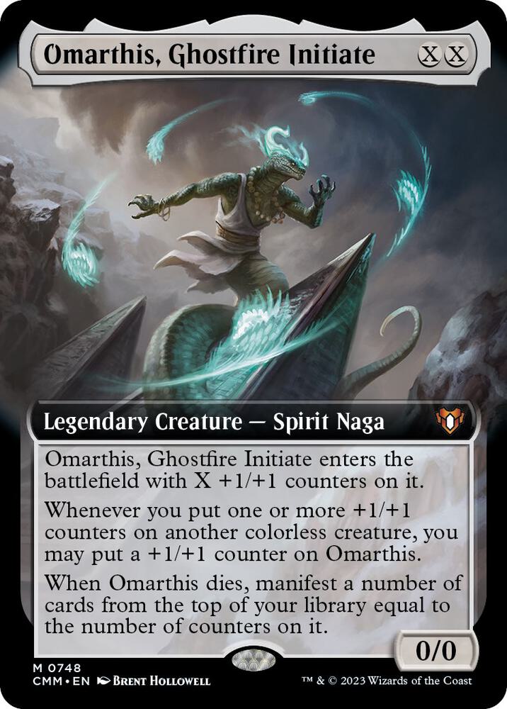 Omarthis, Ghostfire Initiate (Extended Art) (748) [Commander Masters] [Extended Art]