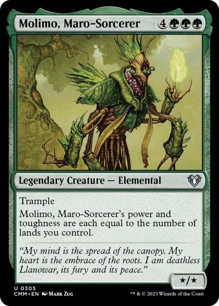 Molimo, Maro-Sorcerer (305) [Commander Masters]