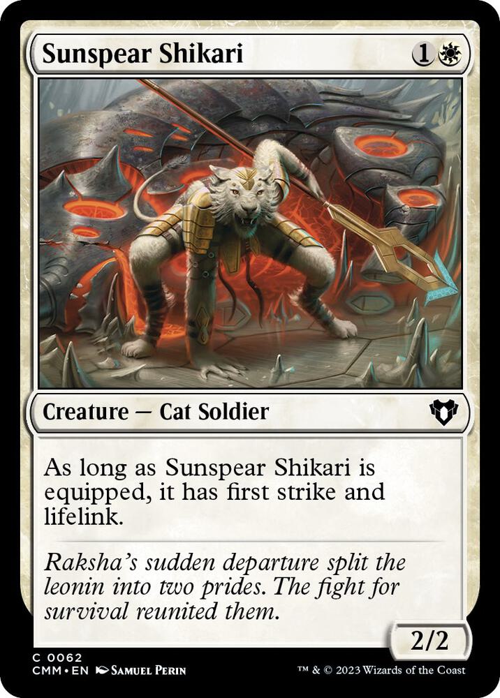 Sunspear Shikari (62) [Commander Masters]