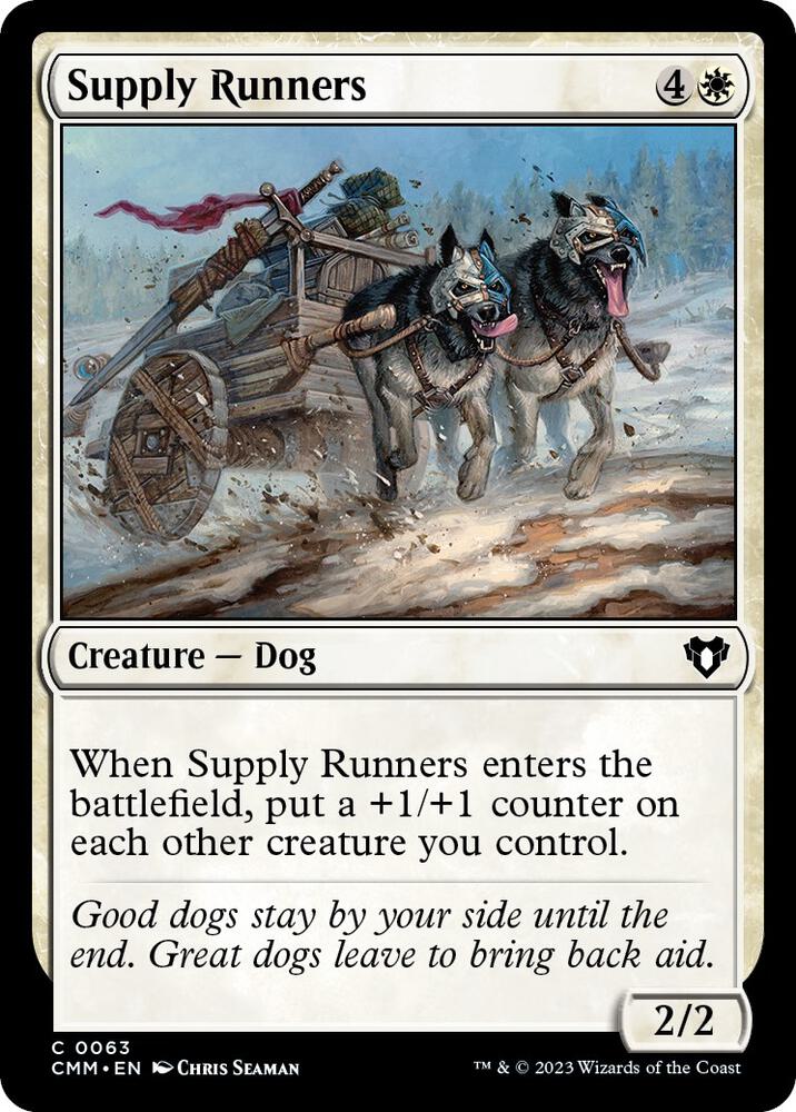 Supply Runners (63) [Commander Masters]