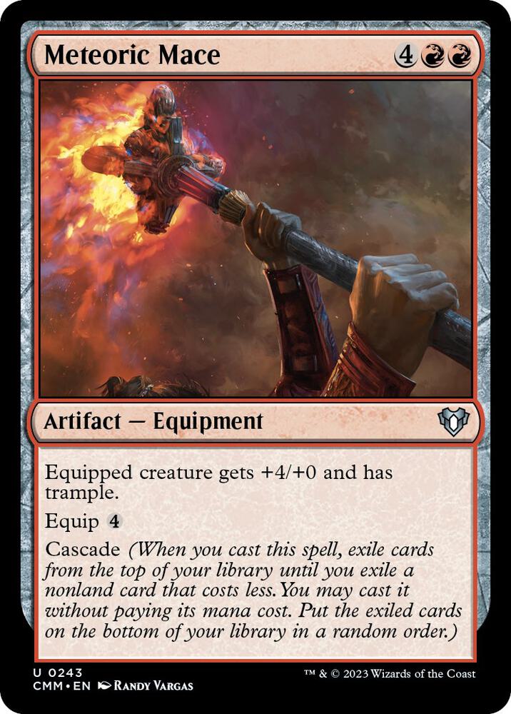 Meteoric Mace (243) [Commander Masters]