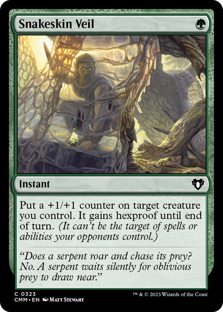 Snakeskin Veil (323) [Commander Masters]