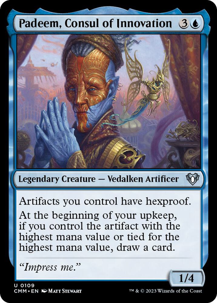 Padeem, Consul of Innovation (109) [Commander Masters]