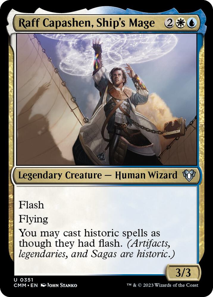 Raff Capashen, Ship's Mage (351) [Commander Masters]