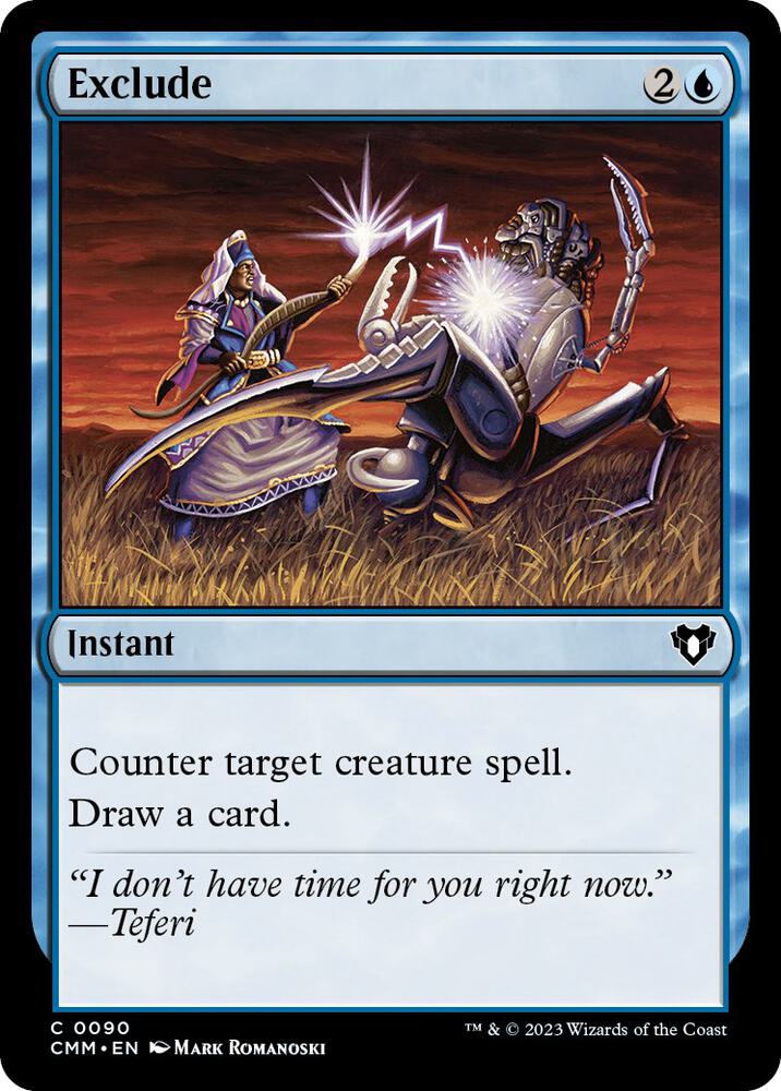 Exclude (90) [Commander Masters]