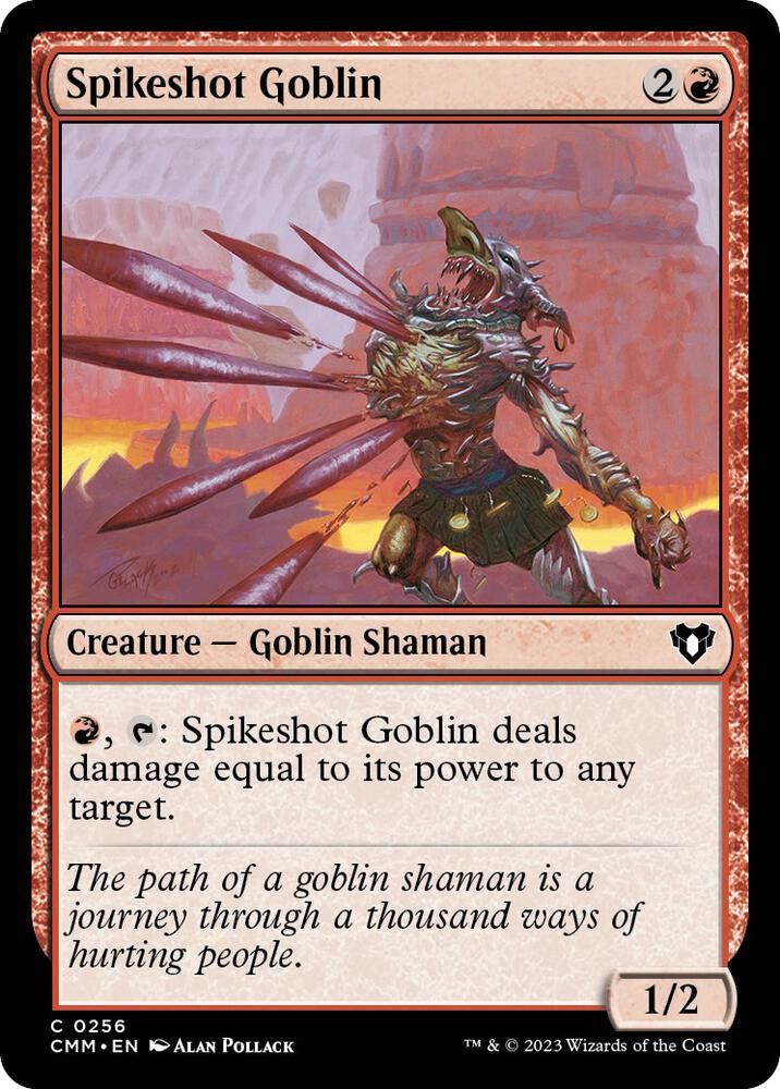 Spikeshot Goblin (256) [Commander Masters]