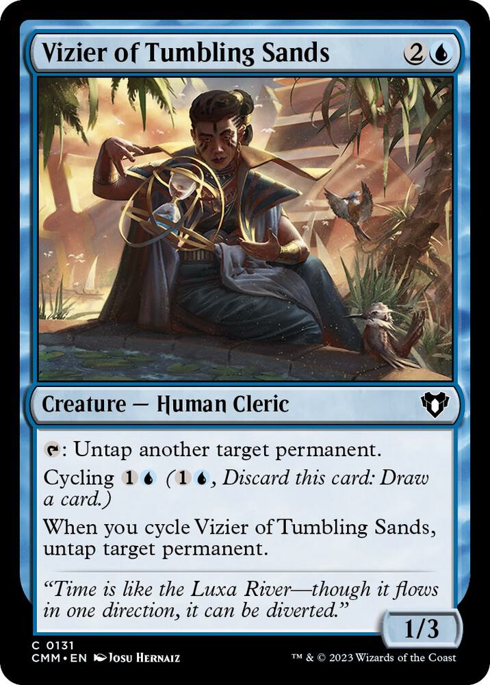 Vizier of Tumbling Sands (131) [Commander Masters]