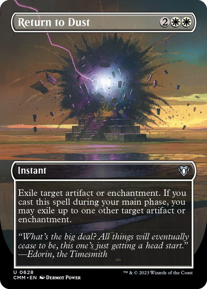 Return to Dust (Borderless) (628) [Commander Masters] [Borderless]