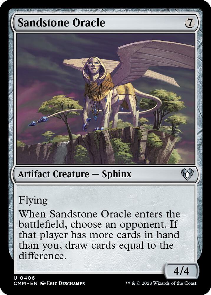 Sandstone Oracle (406) [Commander Masters]