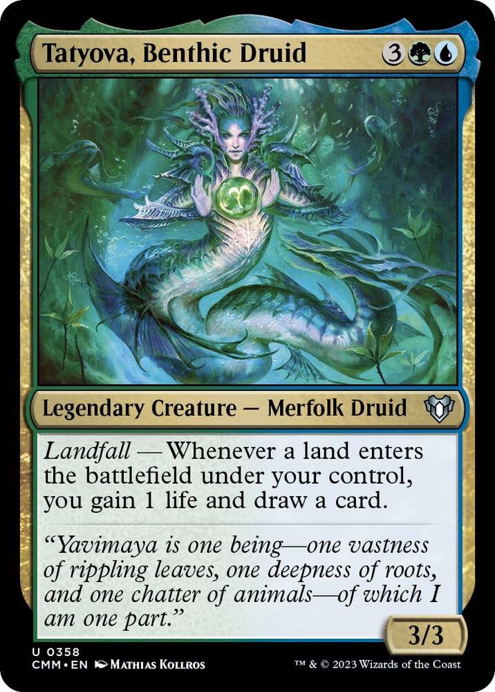 Tatyova, Benthic Druid (358) [Commander Masters]