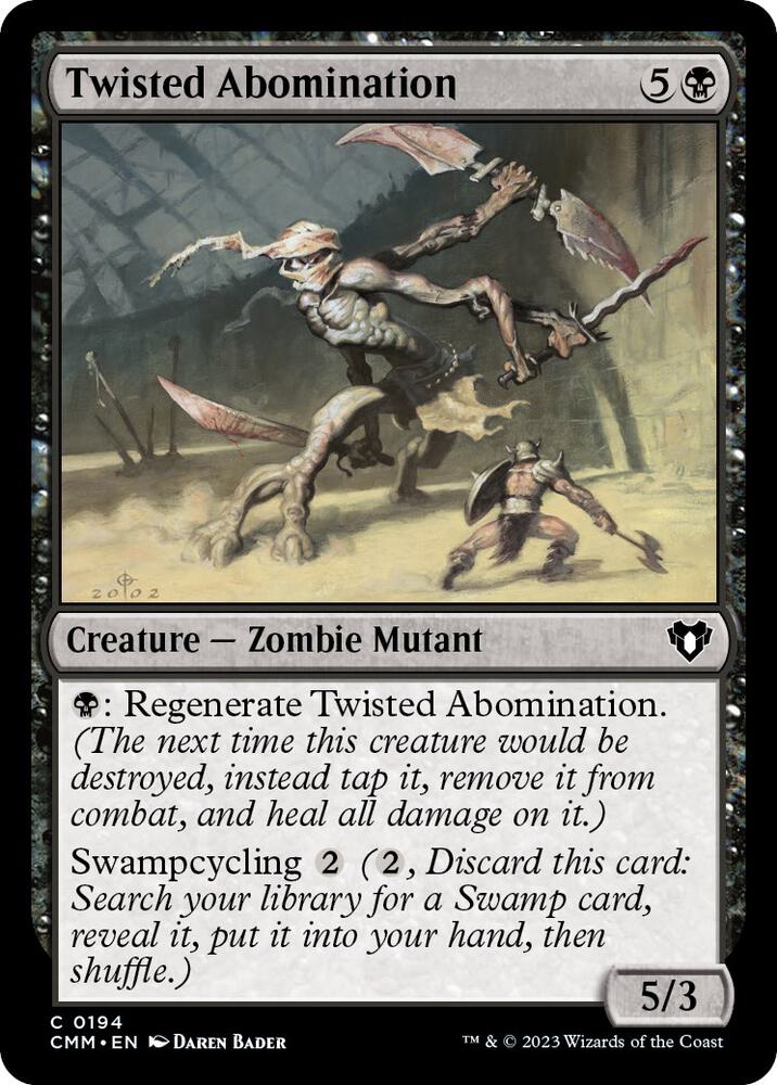 Twisted Abomination (194) [Commander Masters]