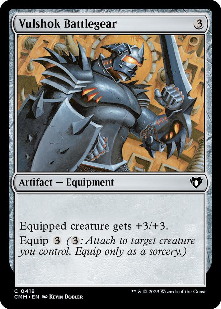 Vulshok Battlegear (418) [Commander Masters]