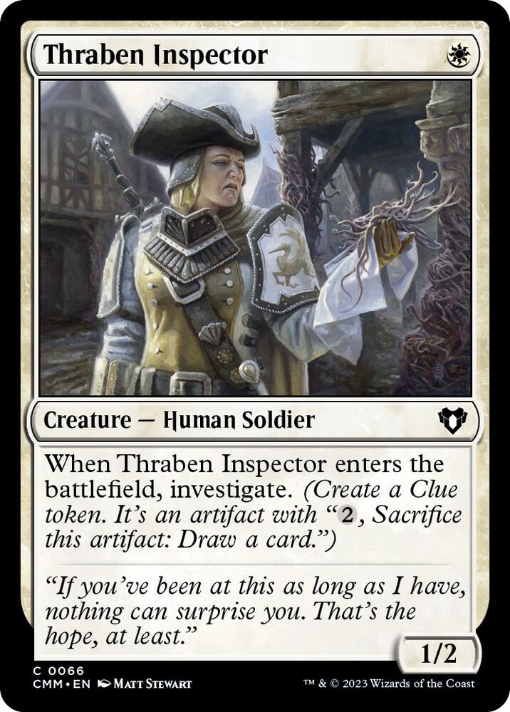 Thraben Inspector (66) [Commander Masters]