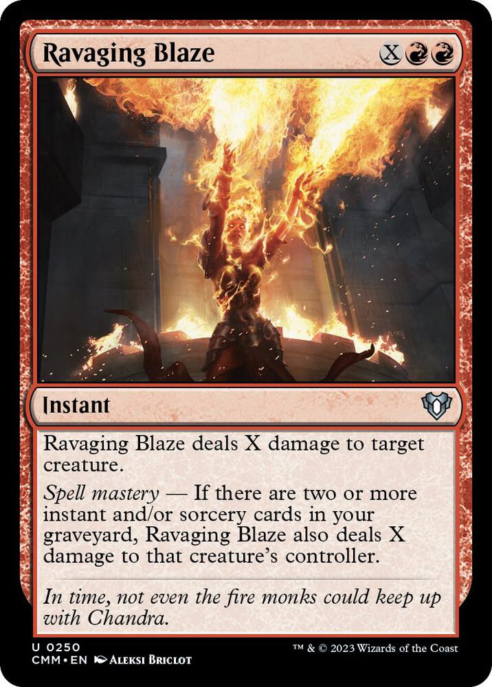 Ravaging Blaze (250) [Commander Masters]