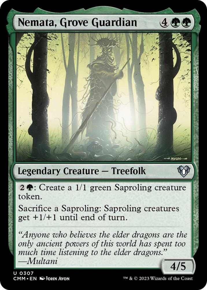 Nemata, Grove Guardian (307) [Commander Masters]