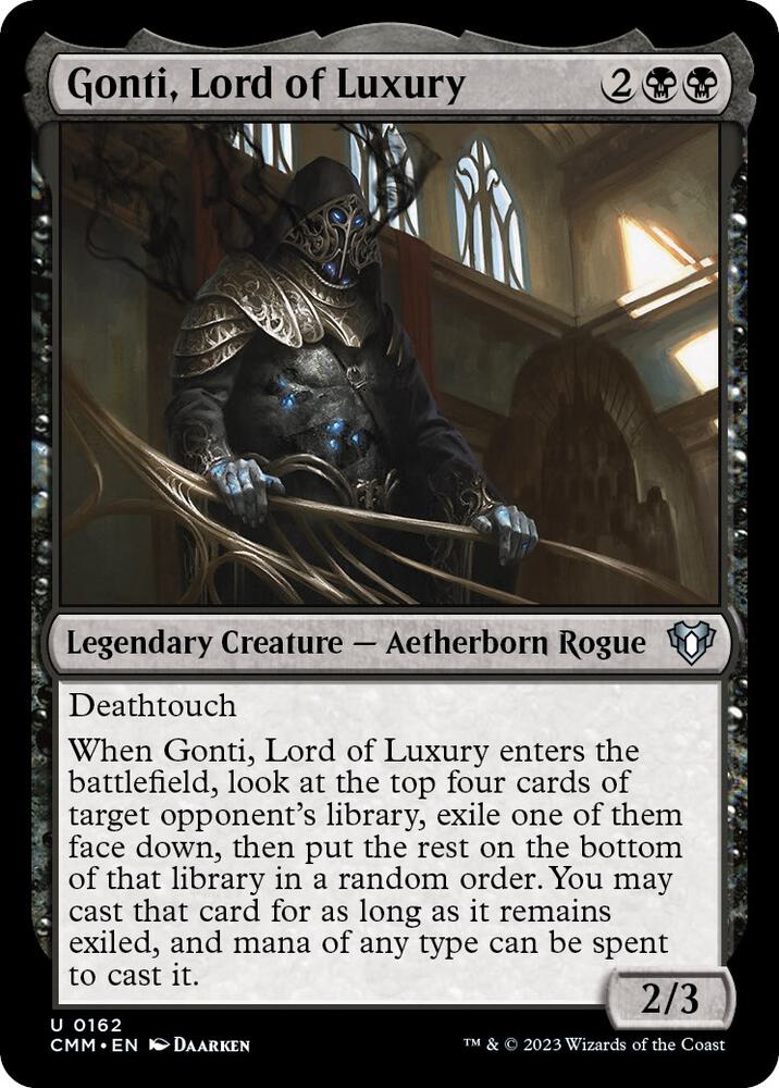 Gonti, Lord of Luxury (162) [Commander Masters]