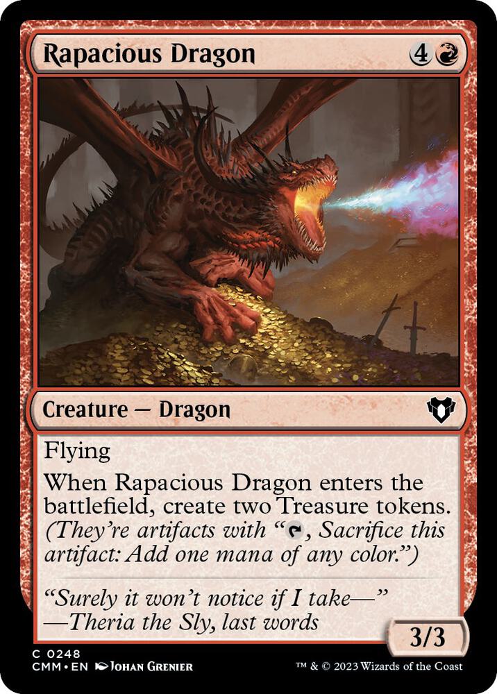 Rapacious Dragon (248) [Commander Masters]