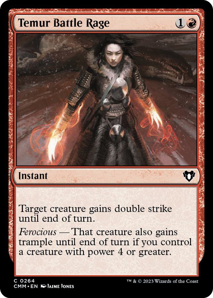 Temur Battle Rage (264) [Commander Masters]