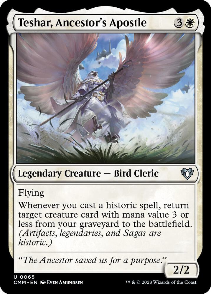 Teshar, Ancestor's Apostle (65) [Commander Masters]