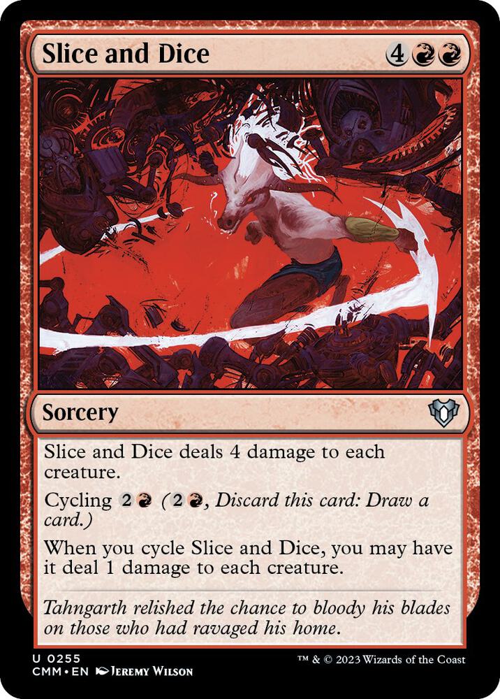 Slice and Dice (255) [Commander Masters]