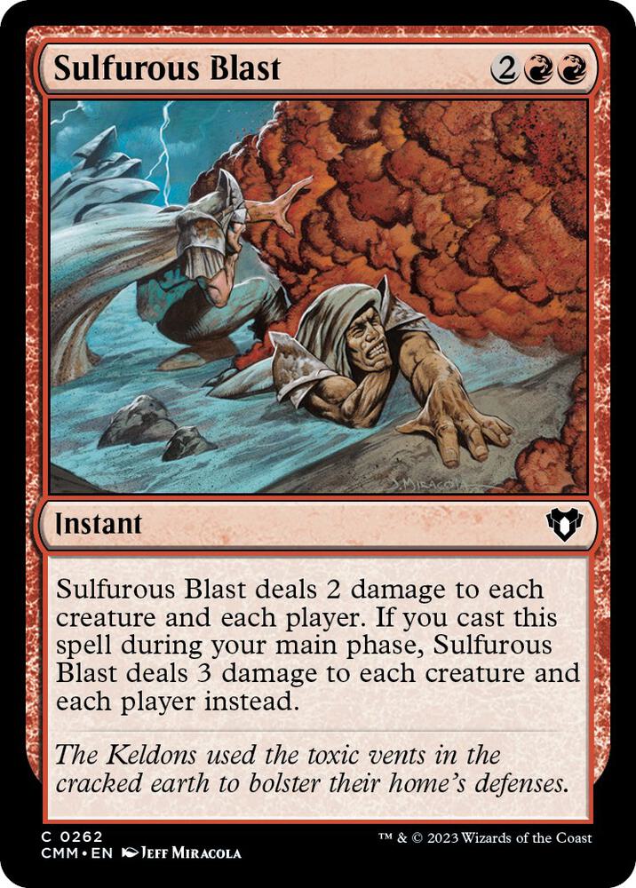 Sulfurous Blast (262) [Commander Masters]