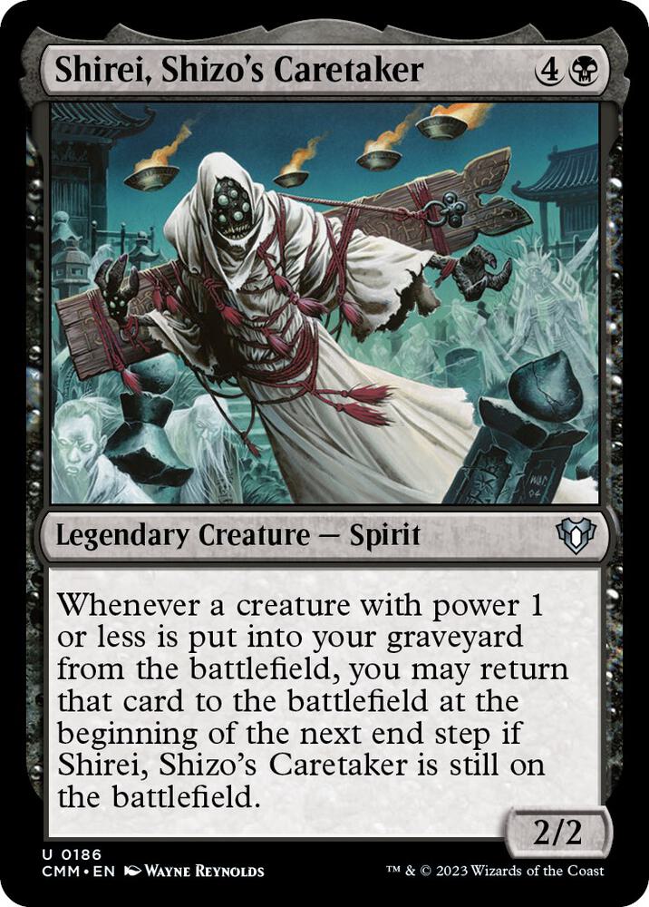 Shirei, Shizo's Caretaker (186) [Commander Masters]