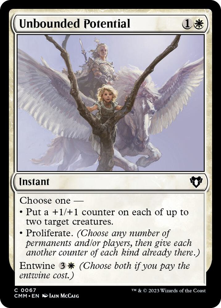 Unbounded Potential (67) [Commander Masters]