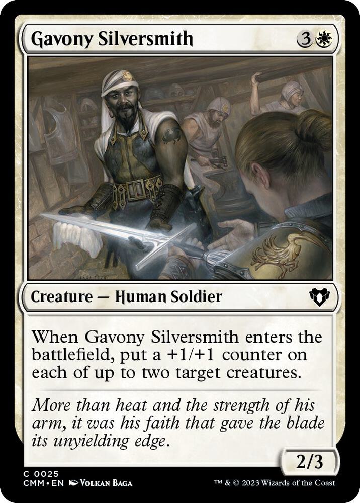 Gavony Silversmith (25) [Commander Masters]