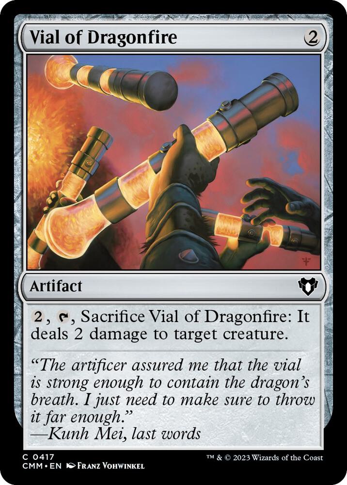 Vial of Dragonfire (417) [Commander Masters]