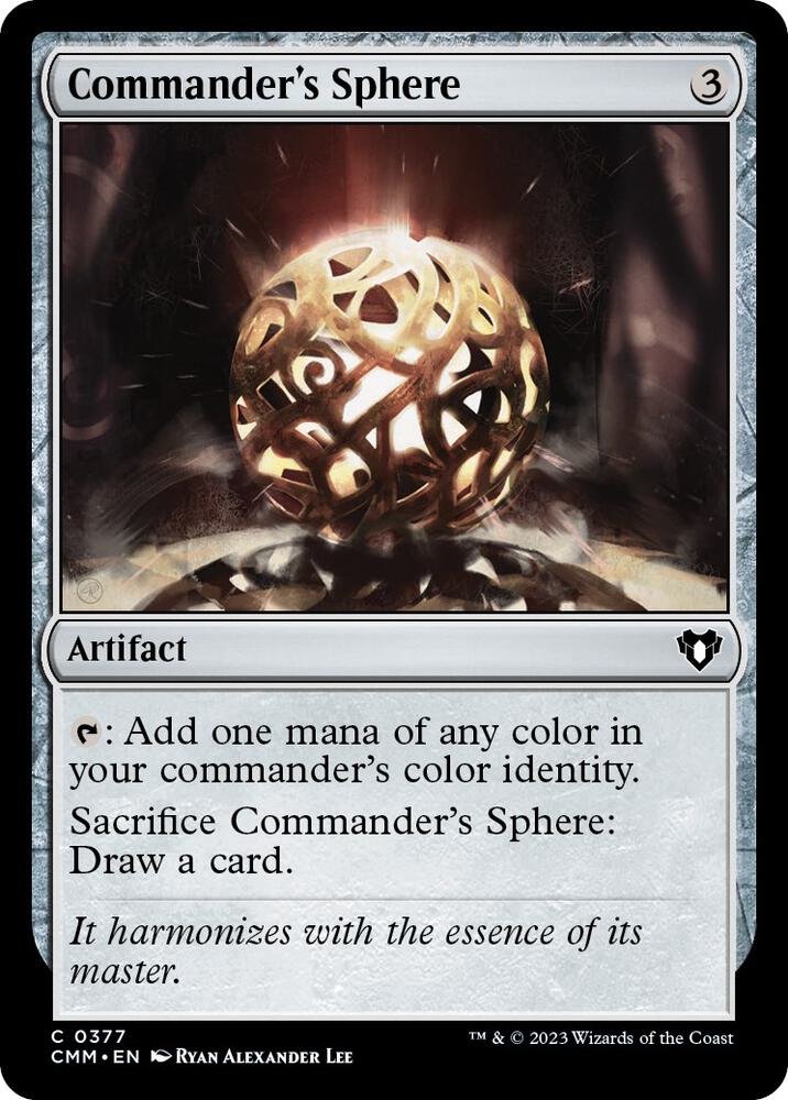 Commander's Sphere (377) [Commander Masters]