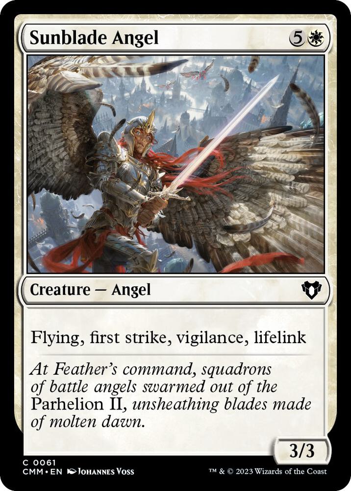 Sunblade Angel (61) [Commander Masters]