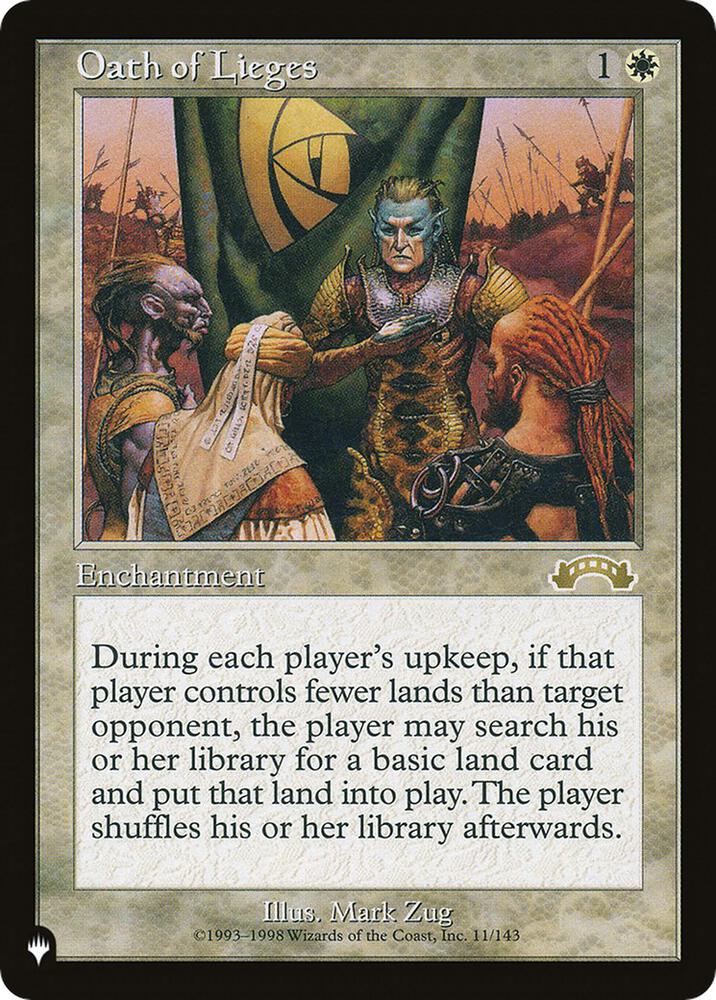 Oath of Lieges (11/143) [The List]