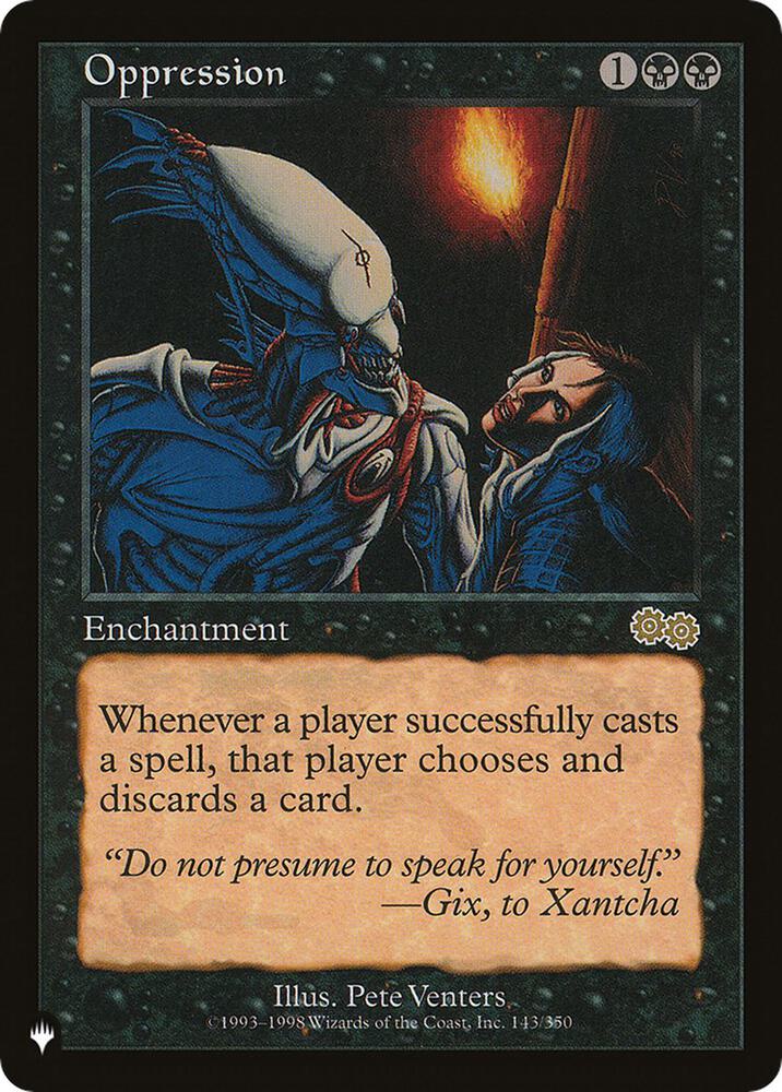 Oppression (143/350) [The List]