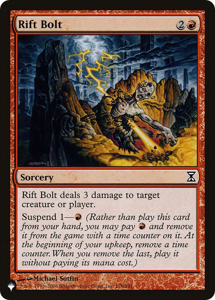 Rift Bolt (176/301) [The List]