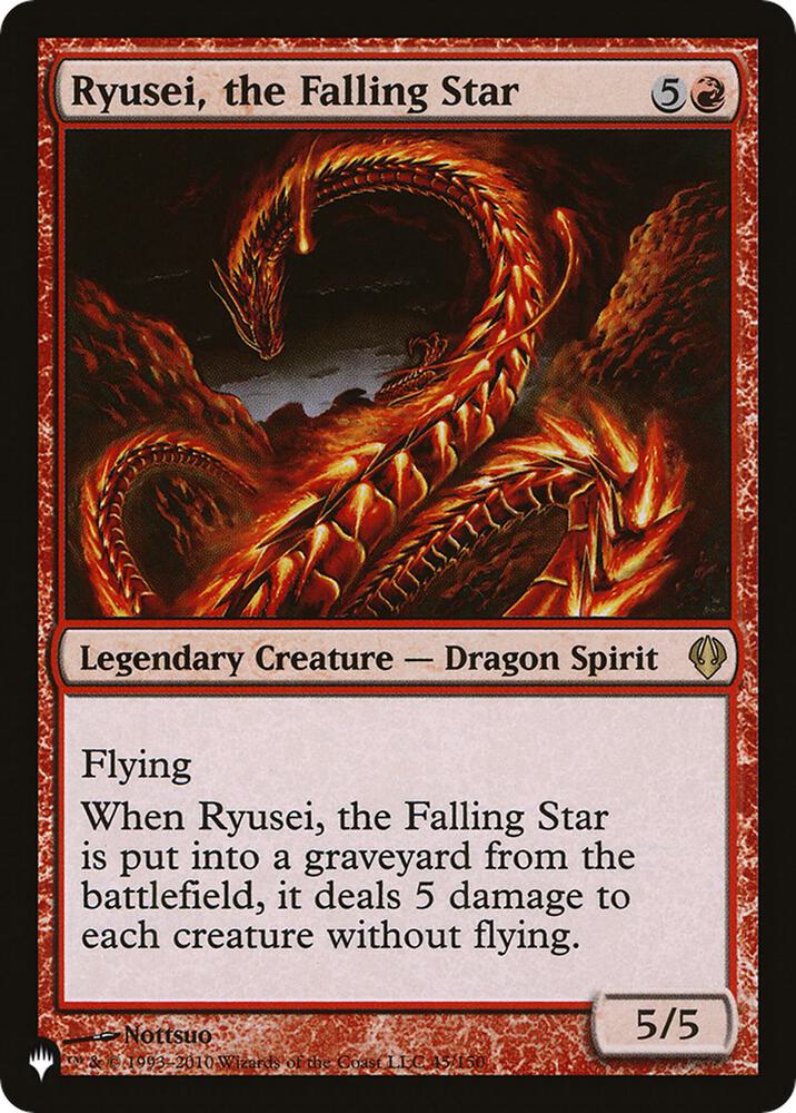 Ryusei, the Falling Star (45/150) [The List]