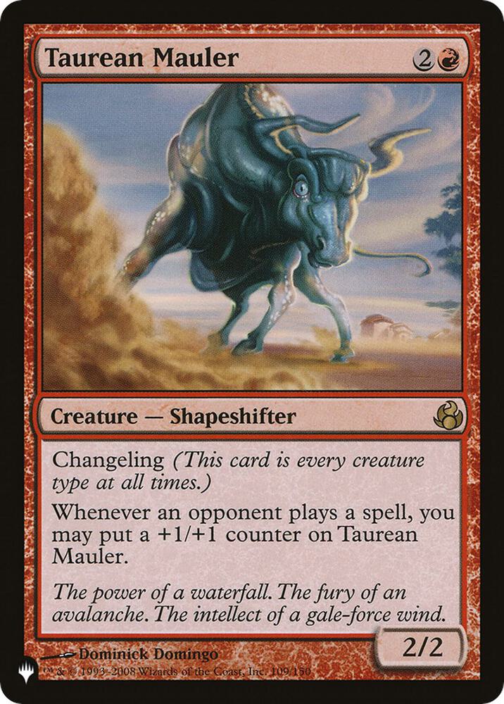 Taurean Mauler (MOR) (109/150) [The List]