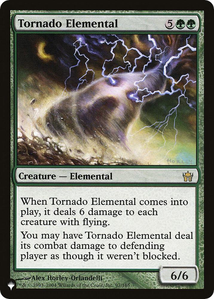 Tornado Elemental (97/165) [The List]