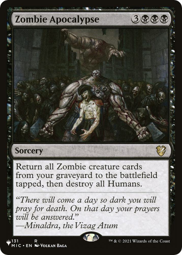 Zombie Apocalypse (131/038) [The List]