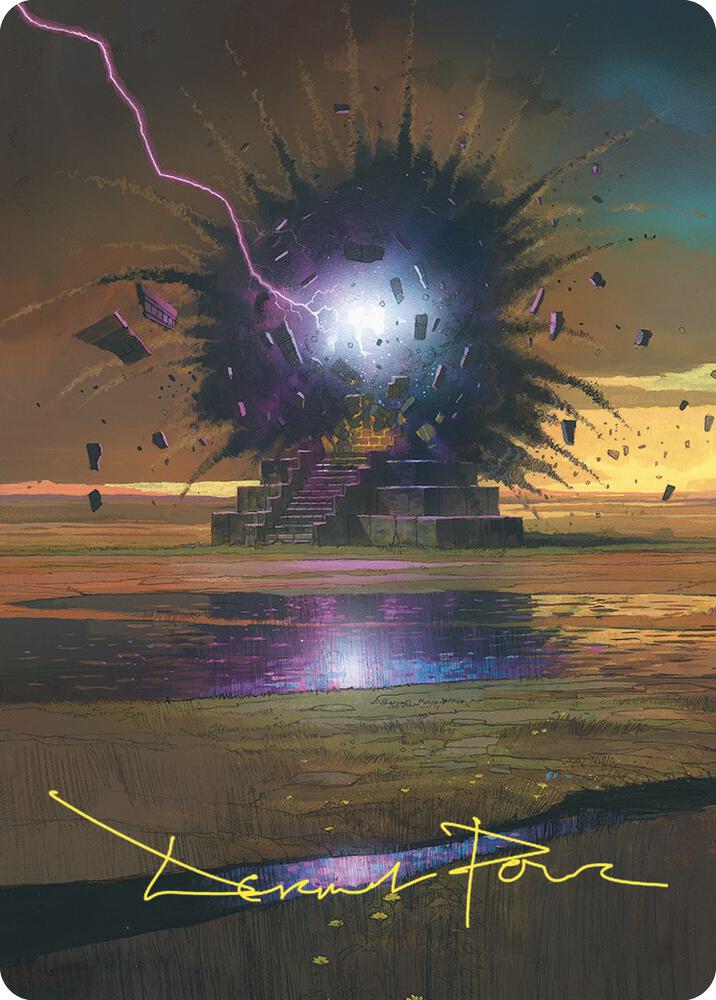 Return to Dust Art Card (Gold-Stamped Signature) (34) [Commander Masters Art Series]