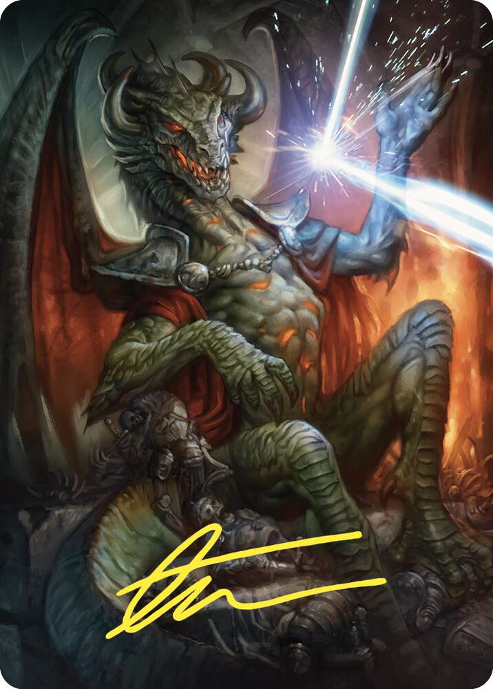 Deflecting Swat Art Card (Gold-Stamped Signature) (66) [Commander Masters Art Series]