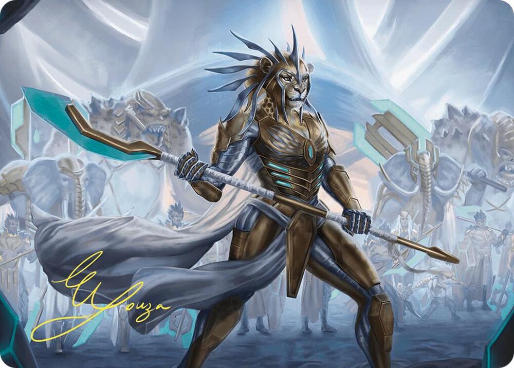 Kemba, Kha Regent Art Card (Gold-Stamped Signature) (2) [Commander Masters Art Series]
