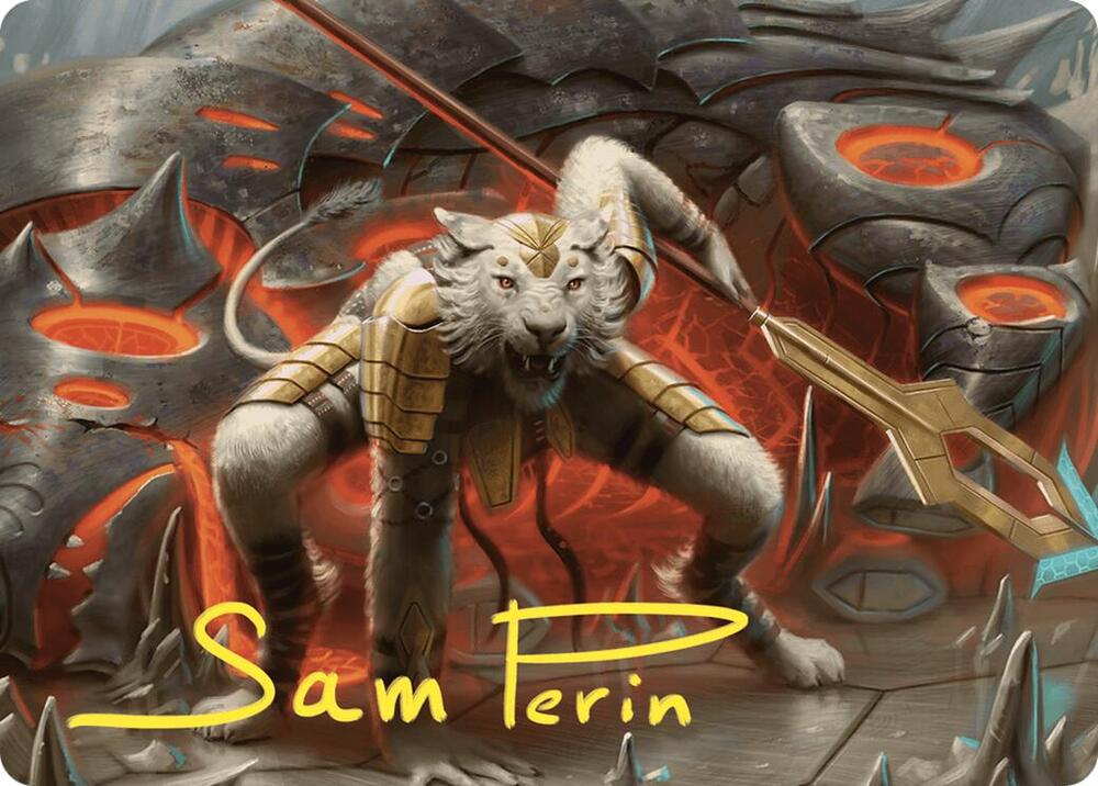 Sunspear Shikari Art Card (Gold-Stamped Signature) (4) [Commander Masters Art Series]
