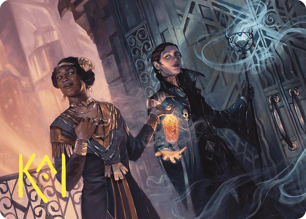 Bribery Art Card (Gold-Stamped Signature) (6) [Commander Masters Art Series]