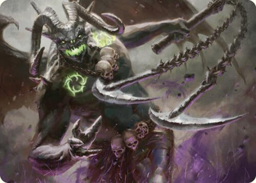 Archfiend of Despair Art Card (12) [Commander Masters Art Series]