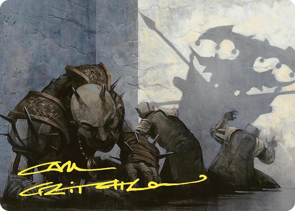 Decree of Pain Art Card (Gold-Stamped Signature) (14) [Commander Masters Art Series]